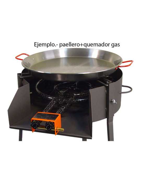 Barbacoa Redonda con Soporte para Paella Ø60 x 75 cm EL ZORRO