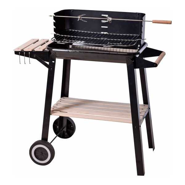 Barbacoa Rectangular de Carbón 54 x 34 x 86,5 cm BBQ COLLECTION
