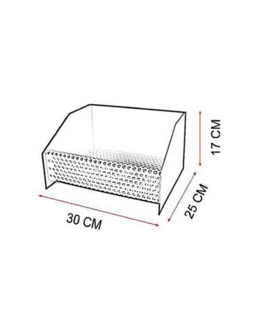 Cesta Quemador de Pellets 30 x 25 x 17 cm EL ZORRO 2
