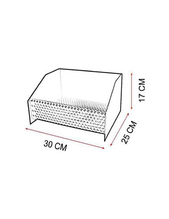 Cesta Quemador de Pellets 30 x 25 x 17 cm EL ZORRO