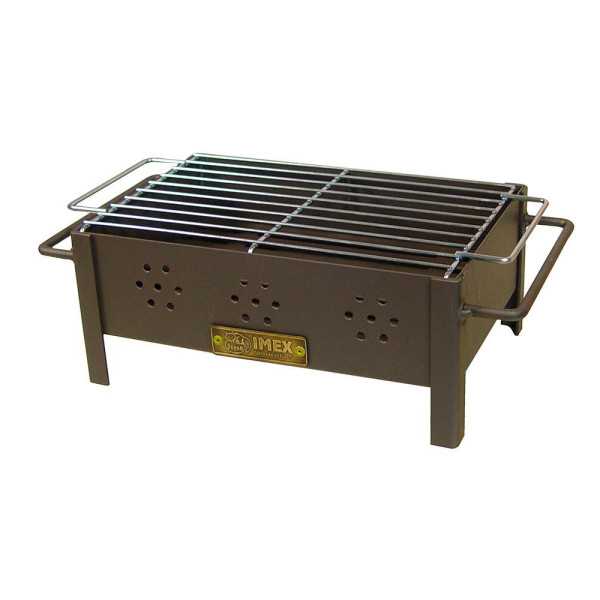 Barbacoa de Sobremesa con Parrilla Zincada 31 x 21 x 14 cm EL ZORRO