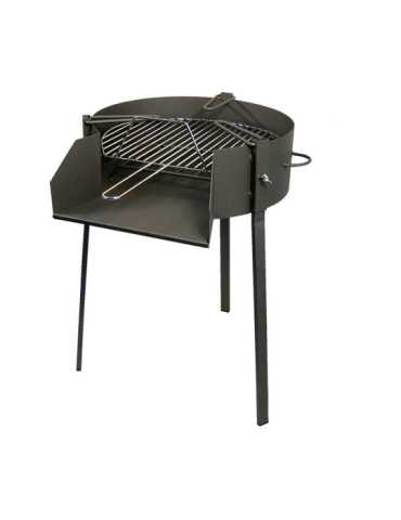 Barbacoa Redonda con Soporte para Paella Ø50 x 75 cm EL ZORRO