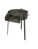 Barbacoa Redonda con Soporte para Paella Ø50 x 75 cm EL ZORRO