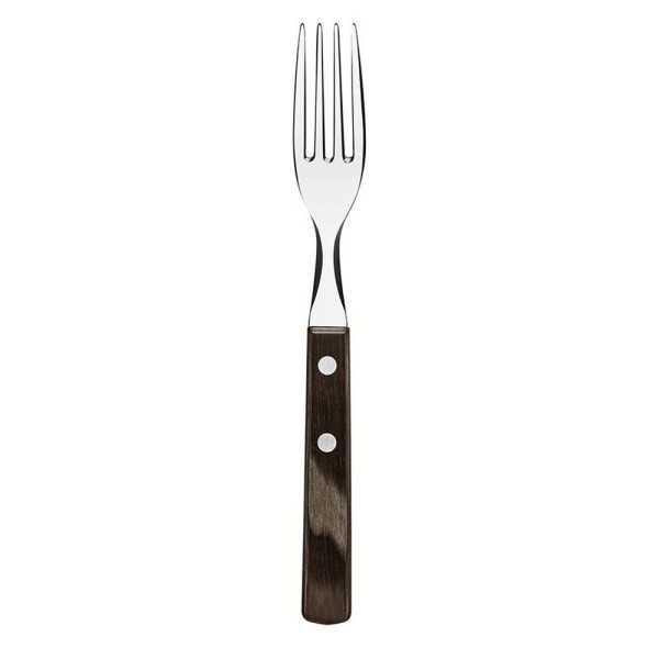 Tenedor de Mesa Polywood Castaño Expositor 60 uds TRAMONTINA