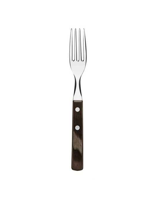 Tenedor de Mesa Polywood Castaño Expositor 60 uds TRAMONTINA