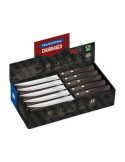 Cuchillos de Asado Polywood Castaño 12,7 cm Expositor 60 uds TRAMONTINA