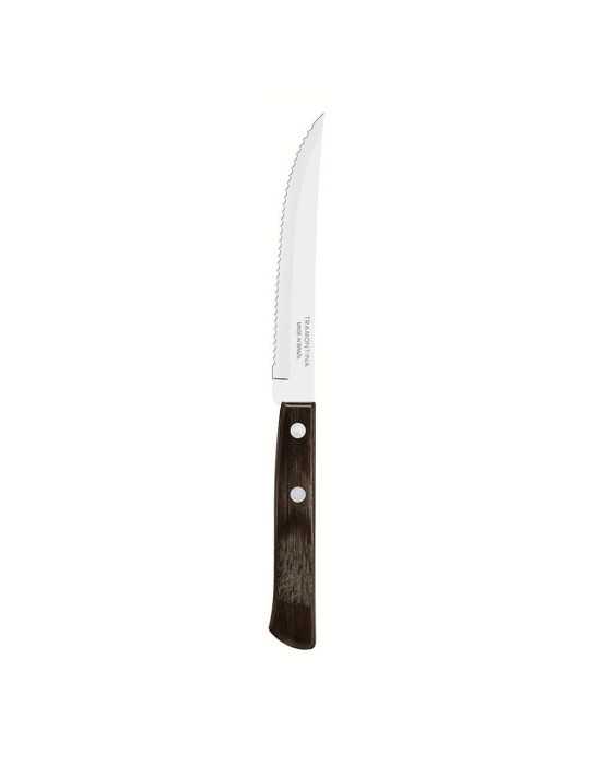 Cuchillos de Asado Polywood Castaño 12,7 cm Expositor 60 uds TRAMONTINA