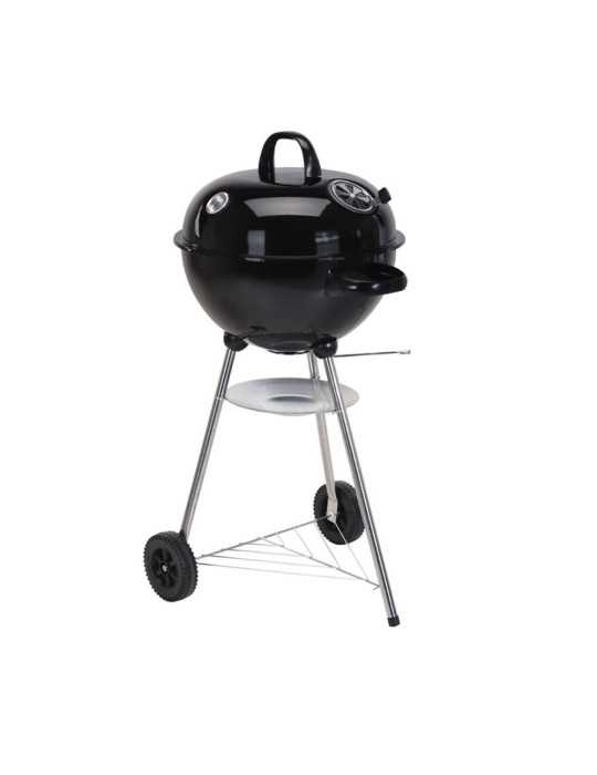 Barbacoa de Carbón con Tapa y Ruedas, Ø47 x 90 cm BBQ COLLECTION