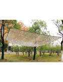 Toldo Camuflaje Reversible Gris/Blanco 3 x 4 m FAURA