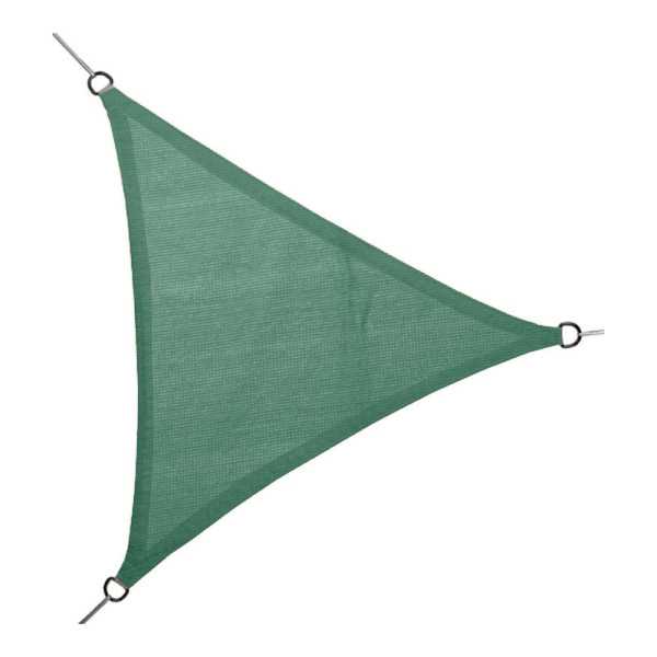 Toldo Vela Triangular Verde 5 x 5 x 5 m FAURA