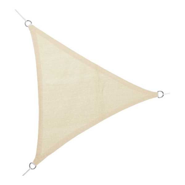 Toldo Vela Triangular Beige 3,6 x 3,6 x 3,6 m FAURA