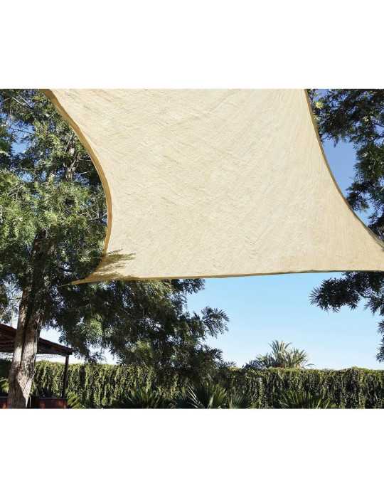 Toldo Vela Cuadrado Beige 3,6 x 3,6 m FAURA