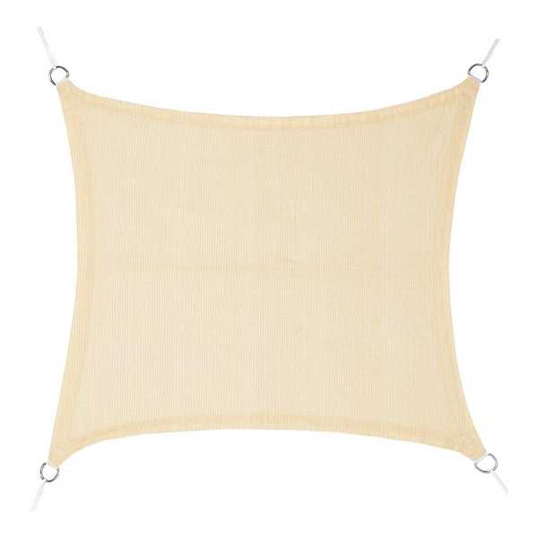 Toldo Vela Cuadrado Beige 5 x 5 m FAURA