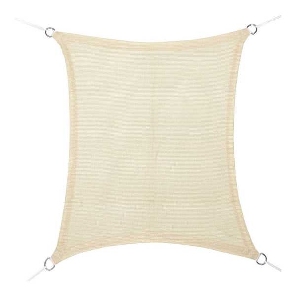 Toldo Vela Rectangular Beige 3 x 4 m FAURA
