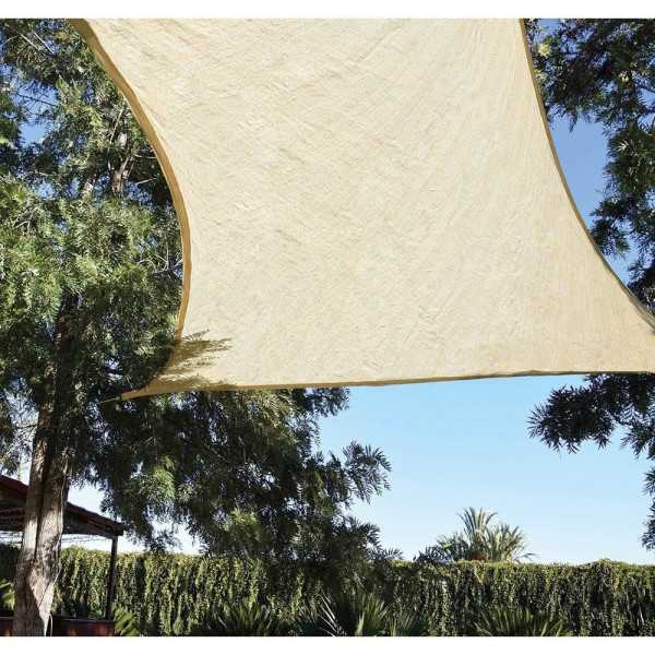 Toldo Vela Rectangular Beige 3 x 4 m FAURA