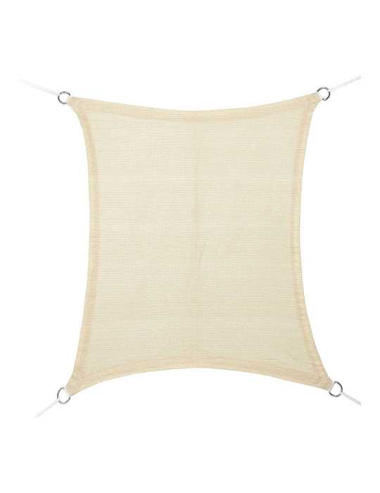 Toldo Vela Rectangular Beige 4 x 6 m FAURA