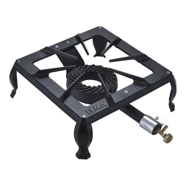 Hornillo A Gas de Hierro Fundido, 6,5 kW, Classic, 40 x 40 x 16 cm ELMA