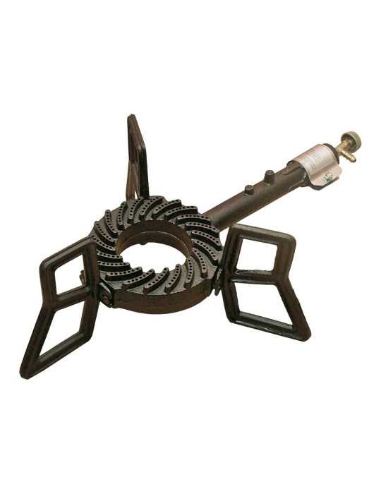 Hornillo A Gas de Hierro Fundido con Tripoode, 6,5 kW, Classic, 52 x 35 x 17 cm ELMA
