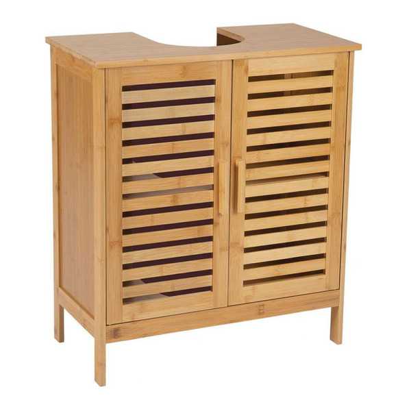 Armario Bajo para Lavabo de Bambú 60 x 30 x 62 cm ANDREA HOUSE