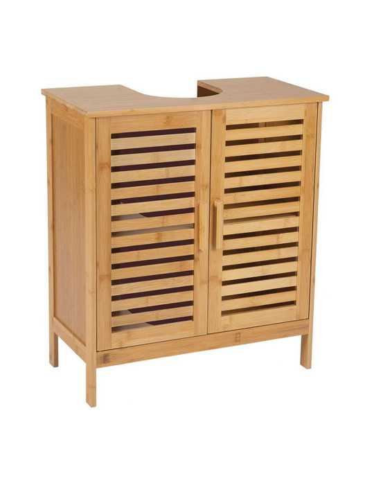 Armario Bajo para Lavabo de Bambú 60 x 30 x 62 cm ANDREA HOUSE