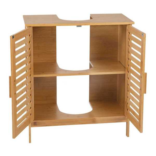 Armario Bajo para Lavabo de Bambú 60 x 30 x 62 cm ANDREA HOUSE