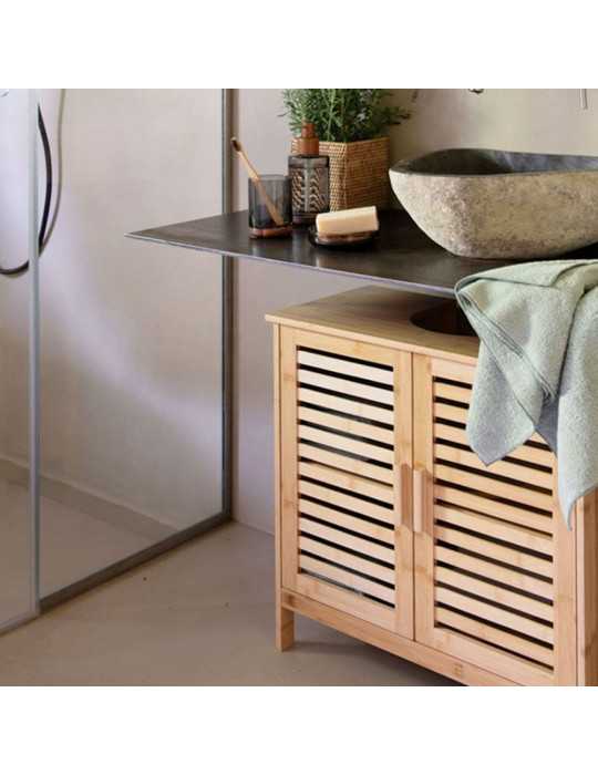 Armario Bajo para Lavabo de Bambú 60 x 30 x 62 cm ANDREA HOUSE
