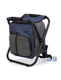 Nevera Mochila Taburete Plegable, 20 l, Bicolor, 35 x 28,5 x 42 cm COOLERBAG