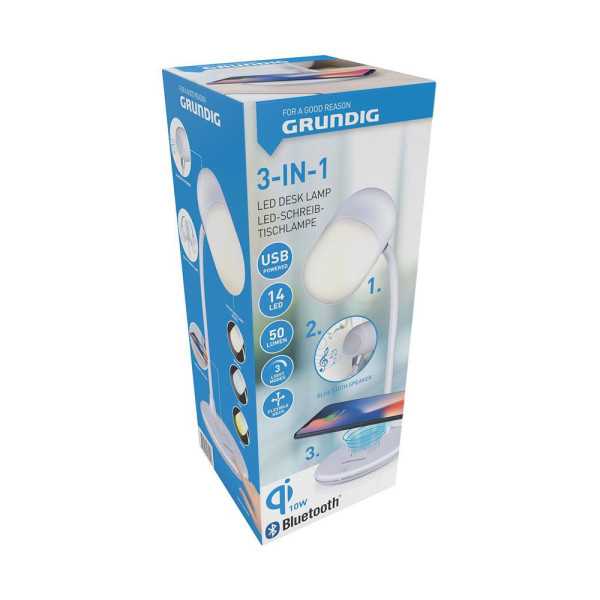 Lámpara de Escritorio LED 3 en 1 Modelo A GRUNDIG
