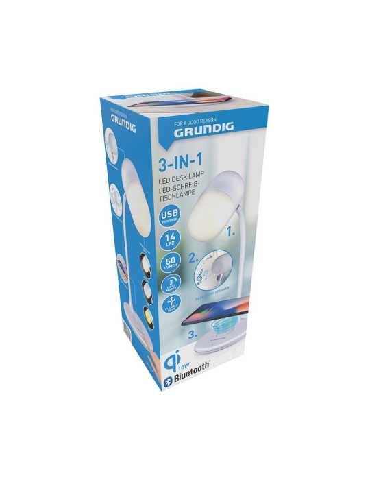 Lámpara de Escritorio LED 3 en 1 Modelo A GRUNDIG