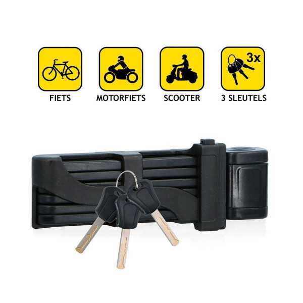 Candado Plegable con Llave 85 cm DUNLOP