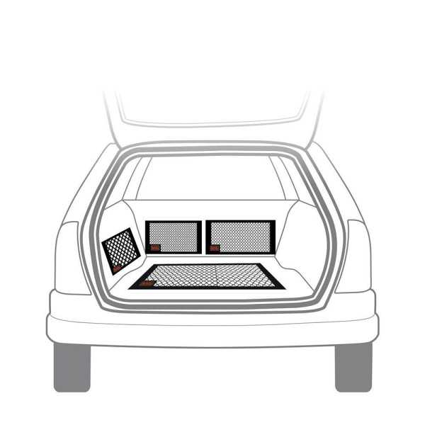 Red de Almacenamiento para Automóvil 4 Piezas BLACK+DECKER