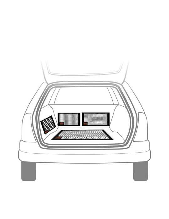 Red de Almacenamiento para Automóvil 4 Piezas BLACK+DECKER