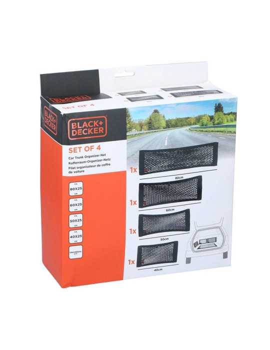 Red de Almacenamiento para Automóvil 4 Piezas BLACK+DECKER