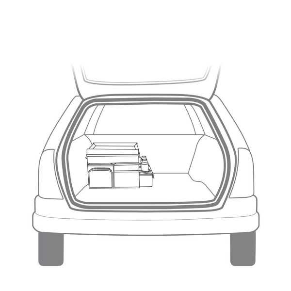 Organizador para Automóvil con Enfriador 47.5 x 25 x 30 cm BLACK+DECKER