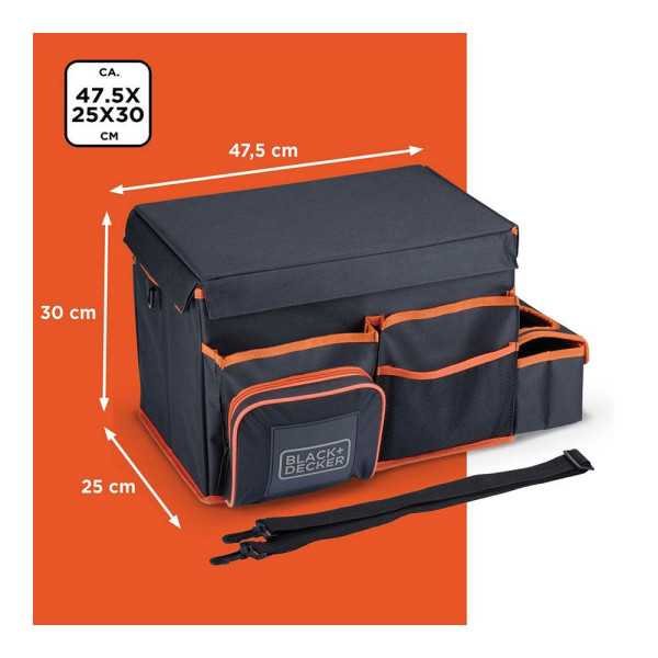 Organizador para Automóvil con Enfriador 47.5 x 25 x 30 cm BLACK+DECKER
