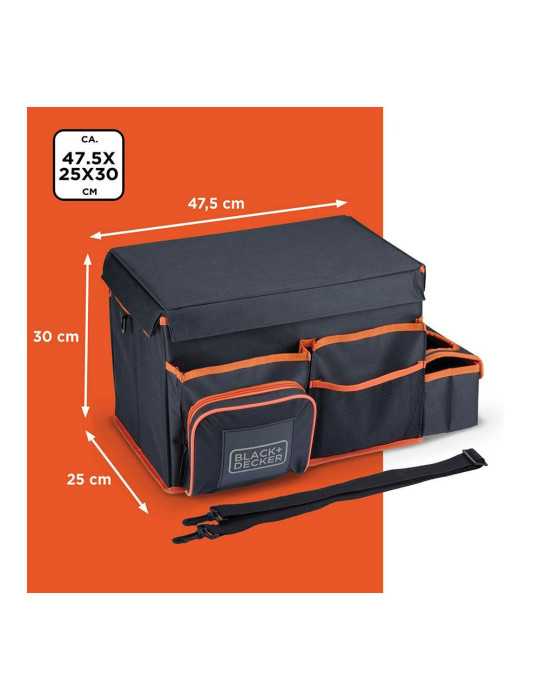 Organizador para Automóvil con Enfriador 47.5 x 25 x 30 cm BLACK+DECKER