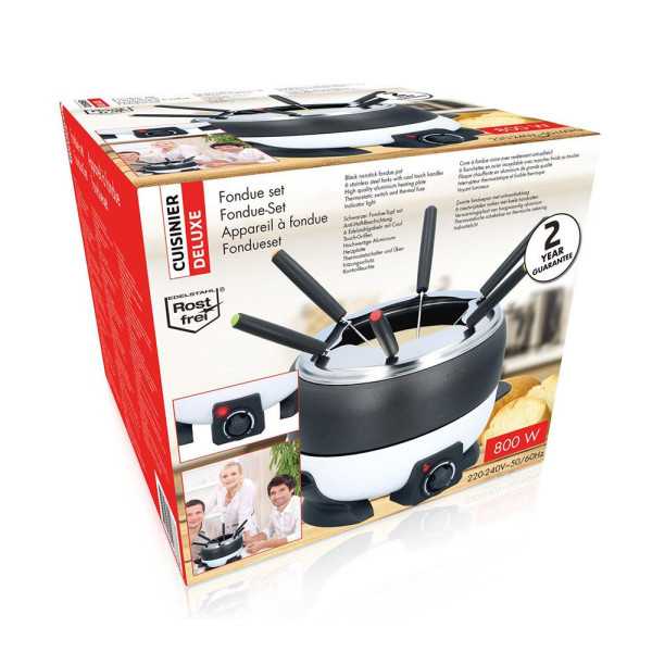 Juego de Fondue 230V~ 800 W 2,3 L BASICS