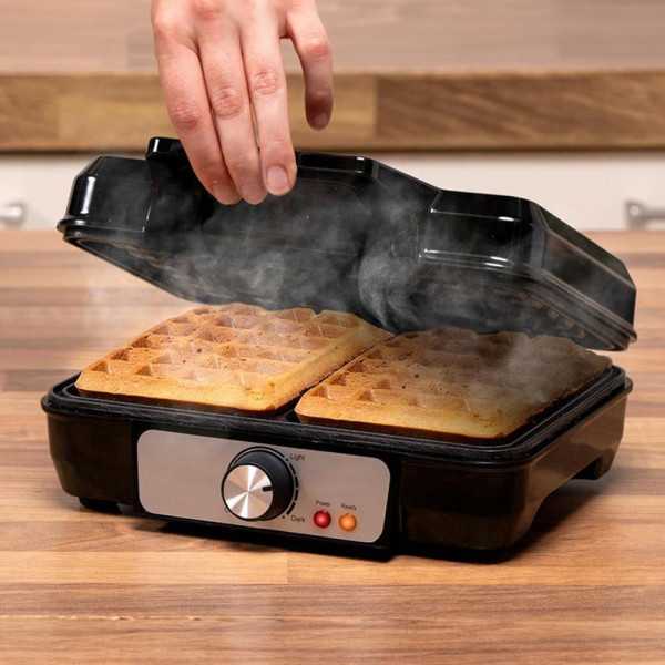 Máquina de Gofres 1000 W ALPINA