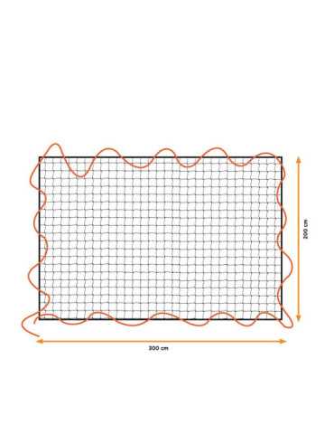 Red de Carga Elastica, 2x3m, Mallado 10x10cm. BLACK+DECKER
