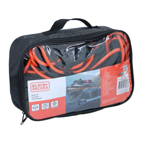 Red de Carga Elastica, 2x3m, Mallado 10x10cm. BLACK+DECKER