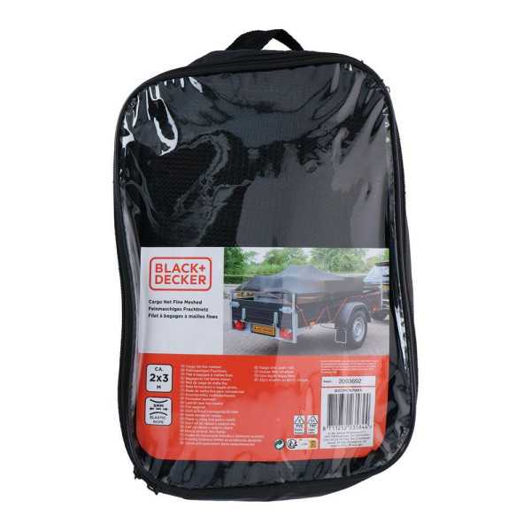 Red de Carga Elastica, MEDIDA:2x3m, con 14 Ojales. BLACK+DECKER