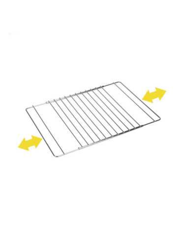 Rejilla para Horno Cromada Extensible 38.5 cm Hasta 55 x 31.5 cm SAUVIC
