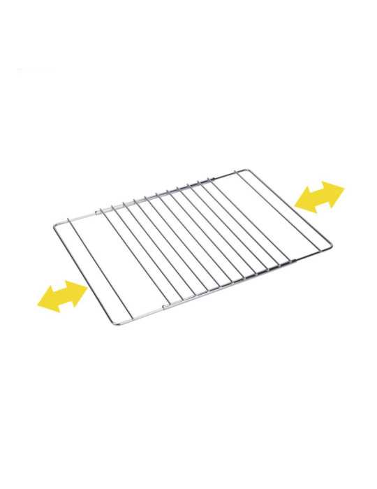 Rejilla para Horno Cromada Extensible 38.5 cm Hasta 55 x 31.5 cm SAUVIC