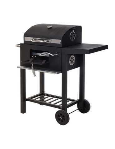 Barbacoa de Carbón con Tapa 48,5 x 36 x 96 cm VAGGAN