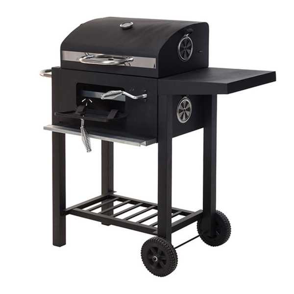 Barbacoa de Carbón con Tapa 48,5 x 36 x 96 cm VAGGAN