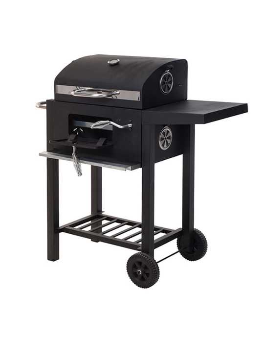 Barbacoa de Carbón con Tapa 48,5 x 36 x 96 cm VAGGAN