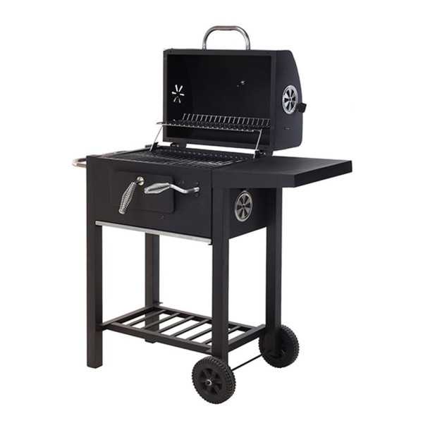 Barbacoa de Carbón con Tapa 48,5 x 36 x 96 cm VAGGAN