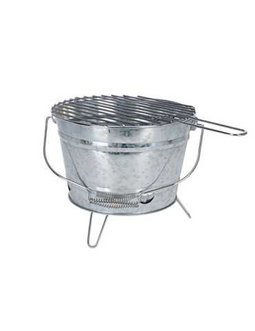 Barbacoa Portátil de Zinc Modelo Barril Ø27 cm BBQ COLLECTION