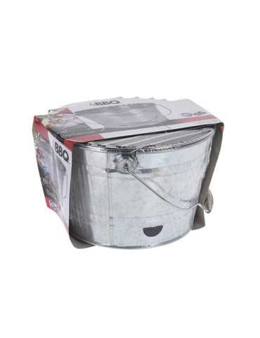 Barbacoa Portátil de Zinc Modelo Barril Ø27 cm BBQ COLLECTION 2