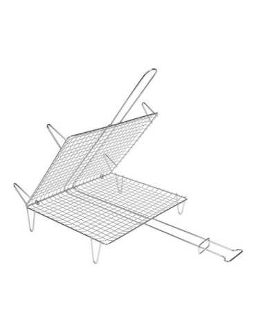 Parrilla Doble para Pescado con Acabado Zincado 40 x 45 cm SAUVIC 2